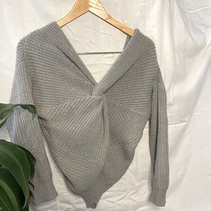 Guess criss cross knit sweater